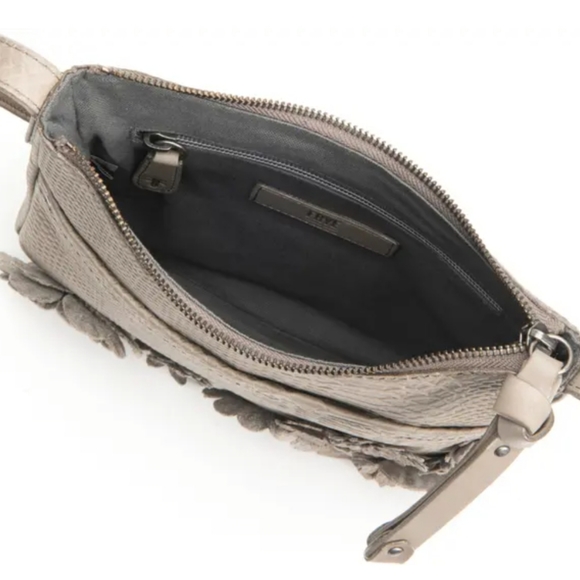 FRYE MELISSA 3D floral Zip crossbody bag with adjustable leather strap- Interio - Picture 3 of 5